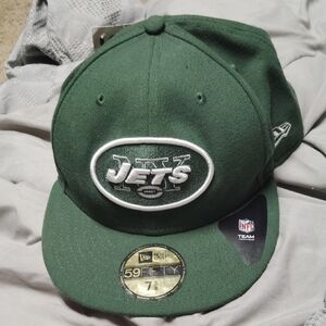 New Era Dark Green Jets 59FIFTY Cap